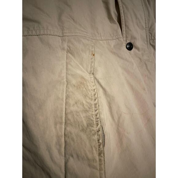 Eddie Bauer Jacket Mens XL Tall Beige Goose Down Puffer Winter Coat Outdoor READ - Picture 2 of 12